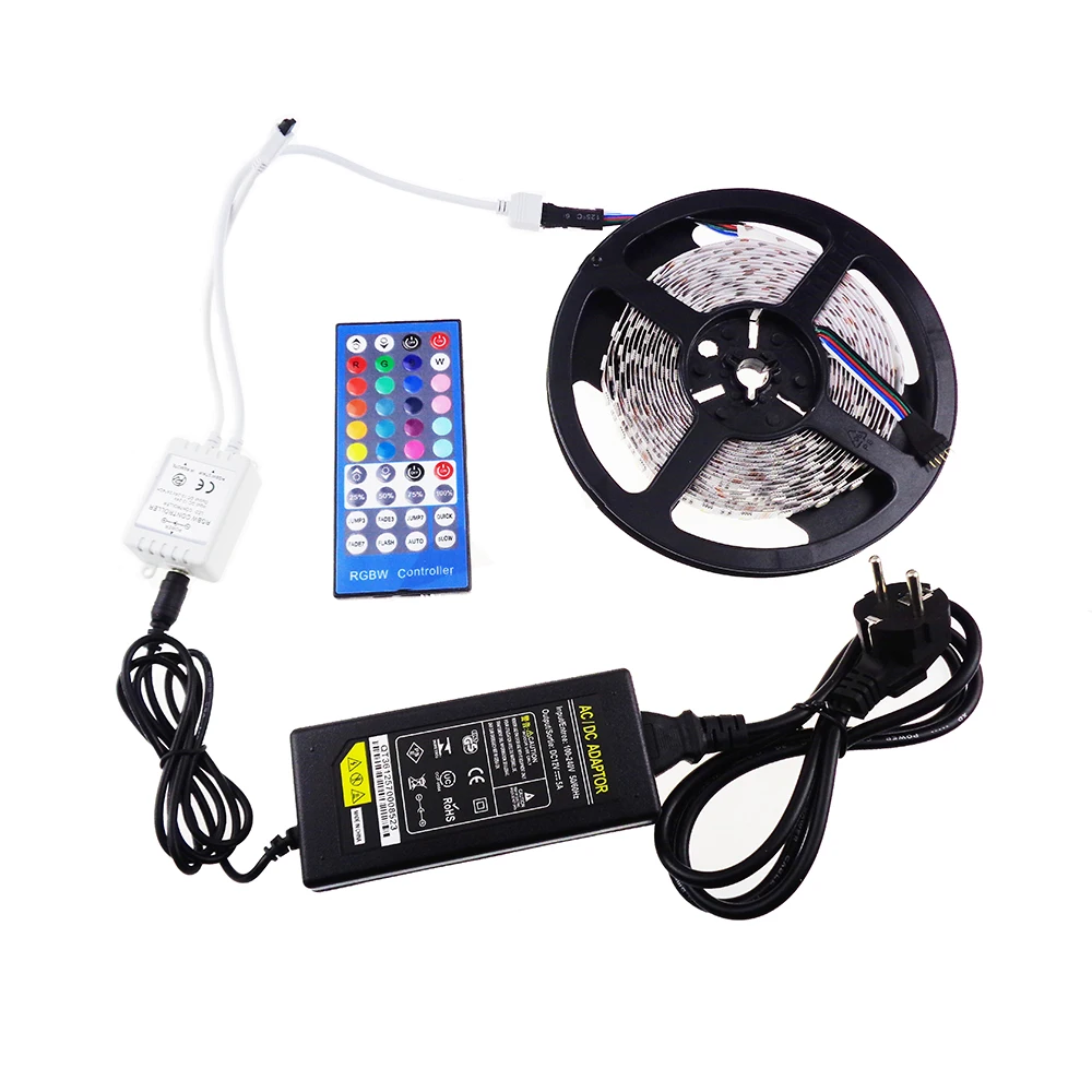 Светодиодная ленсветильник 4 в 1 5050 SMD RGBW RGBWW 5 м 12 В/24 В светодиодов/партия с