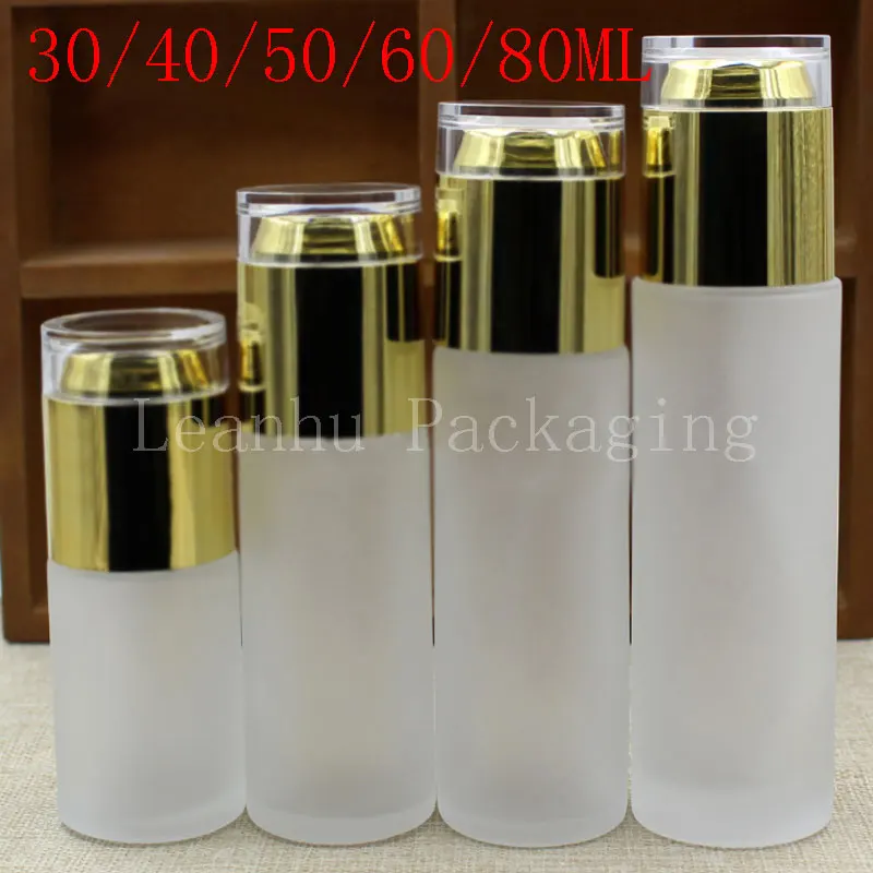 Transparent Frosted Glass Spray Bottle,  Makeup Sub-bottling, Toner/Perfume/Water Packaging Bottle (12 PC/Lot)