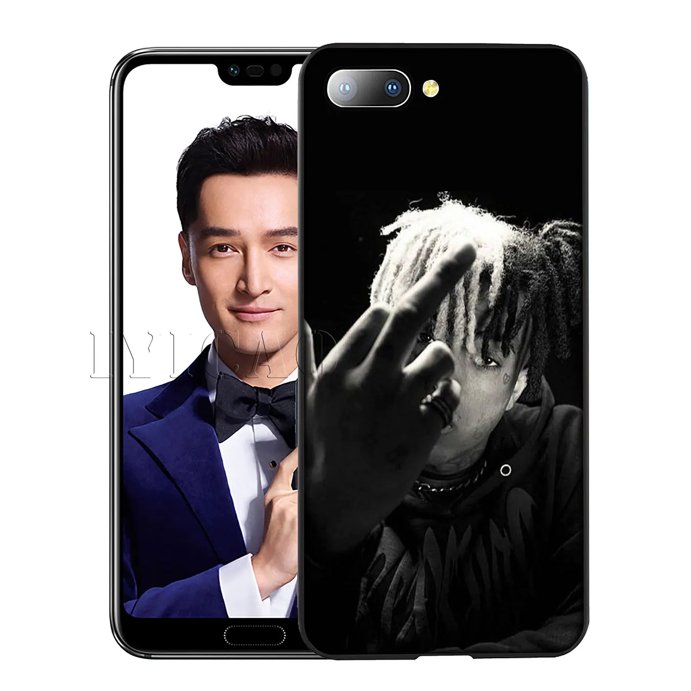 IYICAO Xxxtentacion Черный силиконовый мягкий чехол для Huawei Y7 Y6 премьер Y9 2018 честь 8C 8X8 9 10