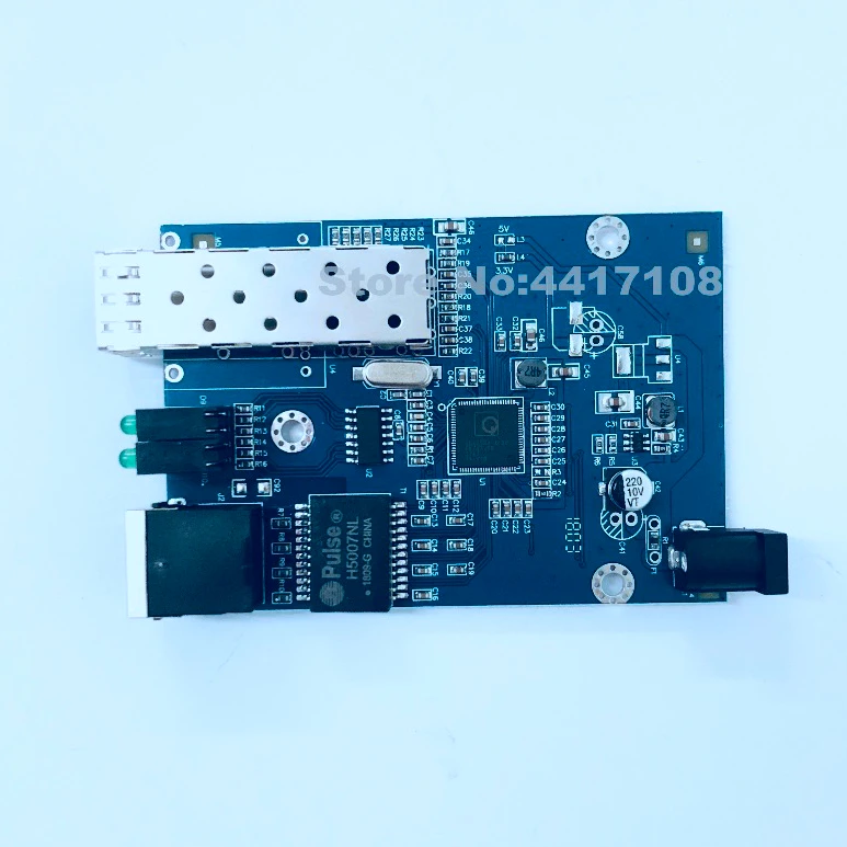 SFP оптоволоконный конвертер RJ45 гигабитный GPON/OLT медиа 1000 Мбит/с волоконно