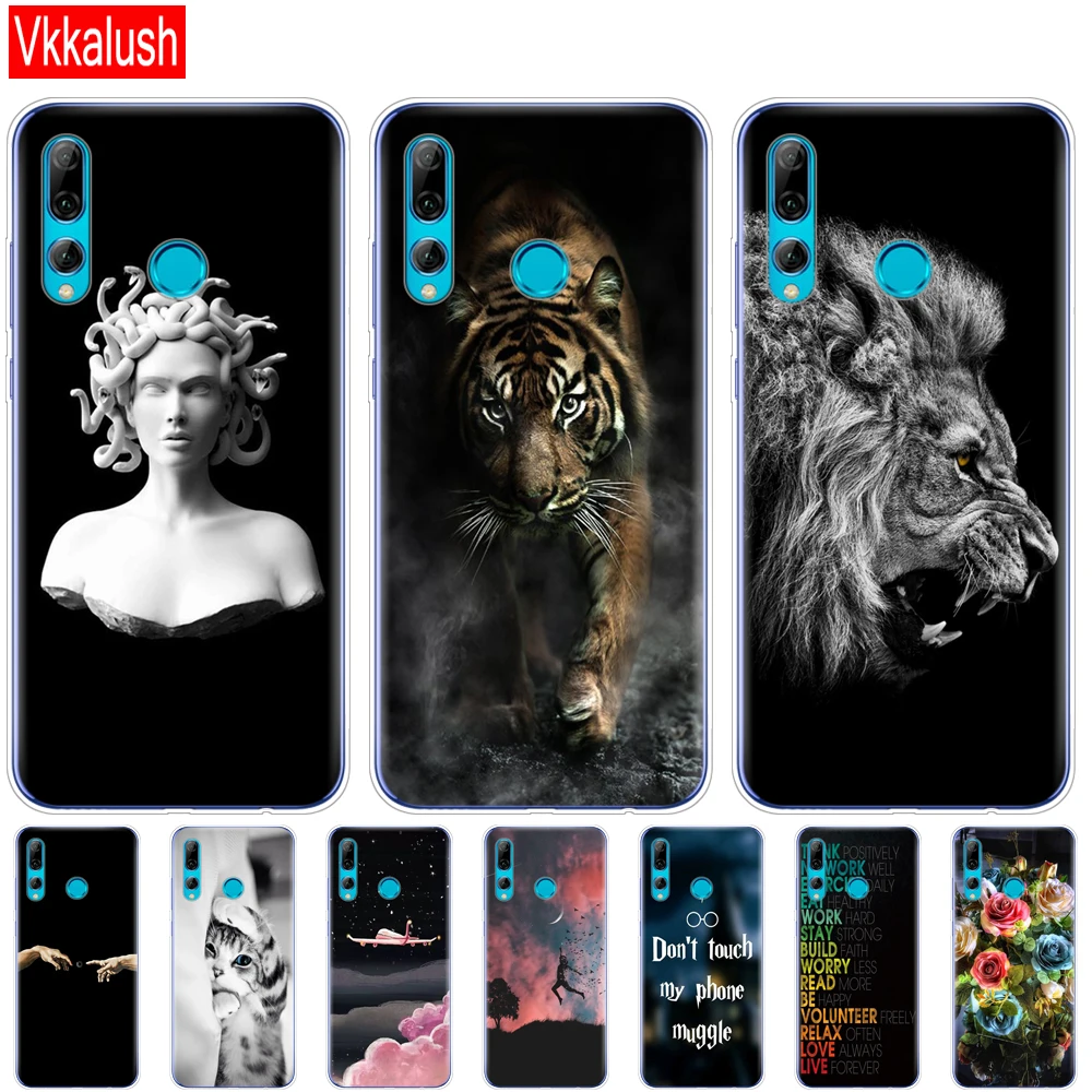 Чехол для Huawei P Smart силиконовый мягкий ТПУ чехол для Huawei P Smart Plus чехол для Huawei P Smart Z бампер