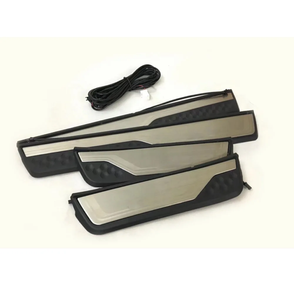 Автомобильная Педальная дверная полоса из пластика и нержавеющей стали