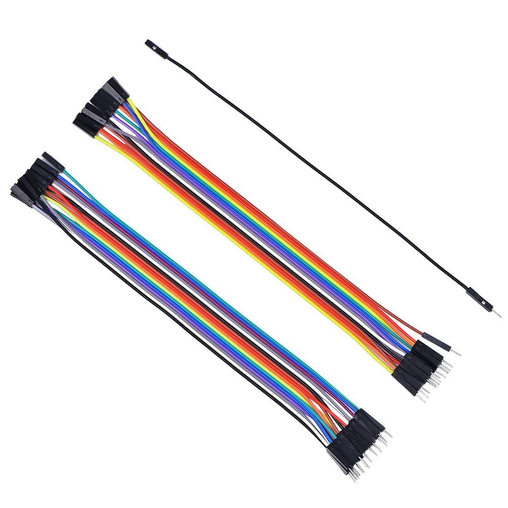 KEYES Dupont line 20 см * 40 male to + female jumper wire cable для Arduino|line dupont|line wireline |