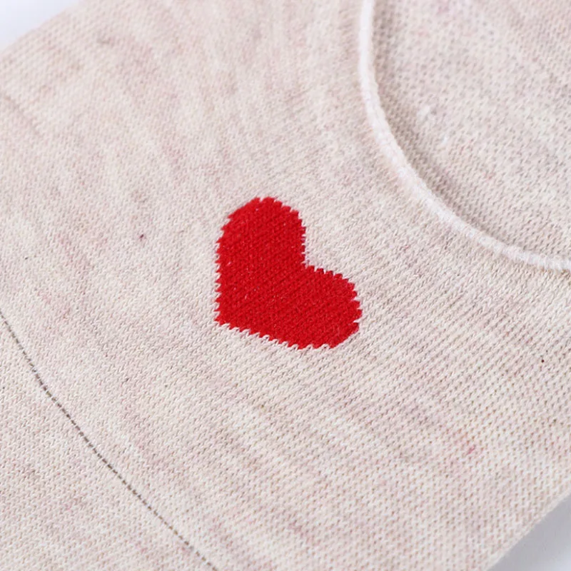 2019 Spring Summer Hot Fashion Comfortable Ankle Short Boat Socks Women Breathable Soft Knitted Cotton Heart Sock 1 Pair | Женская