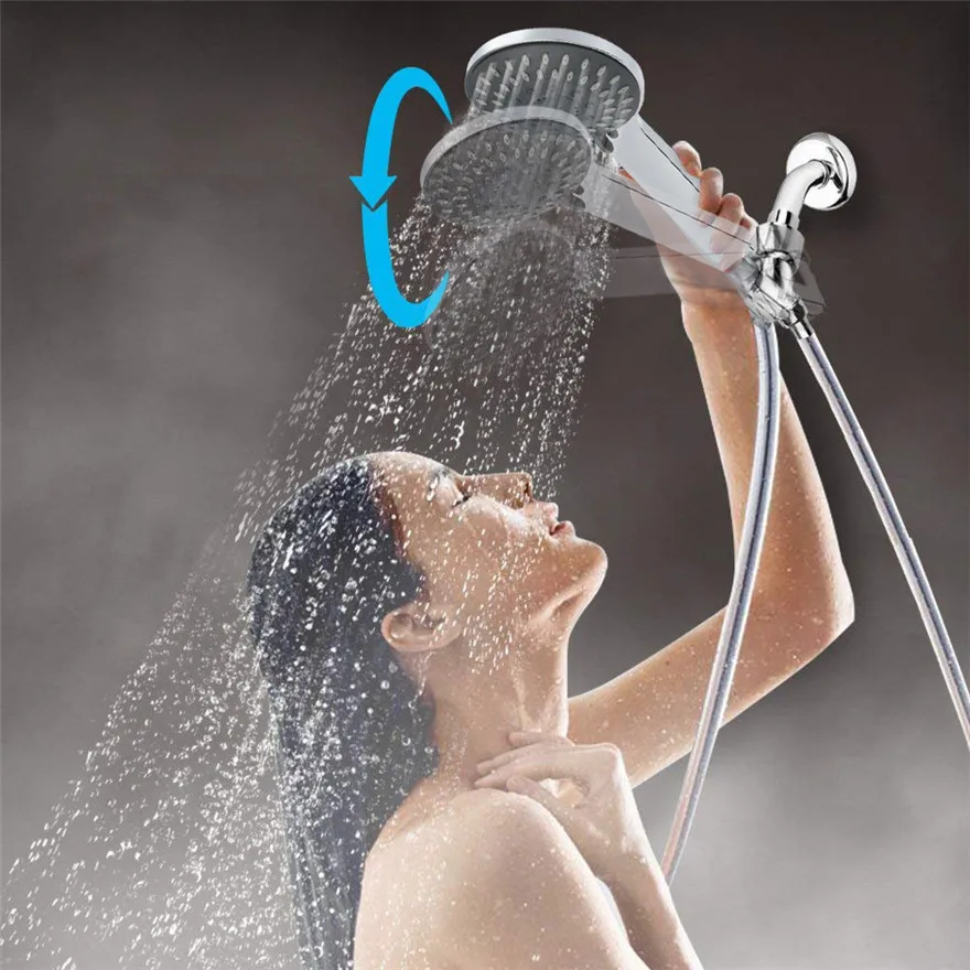 High Flow Hand Shower Pressure 4 Inch 5-setting Adjustable Handheld Spray #30 | Обустройство дома