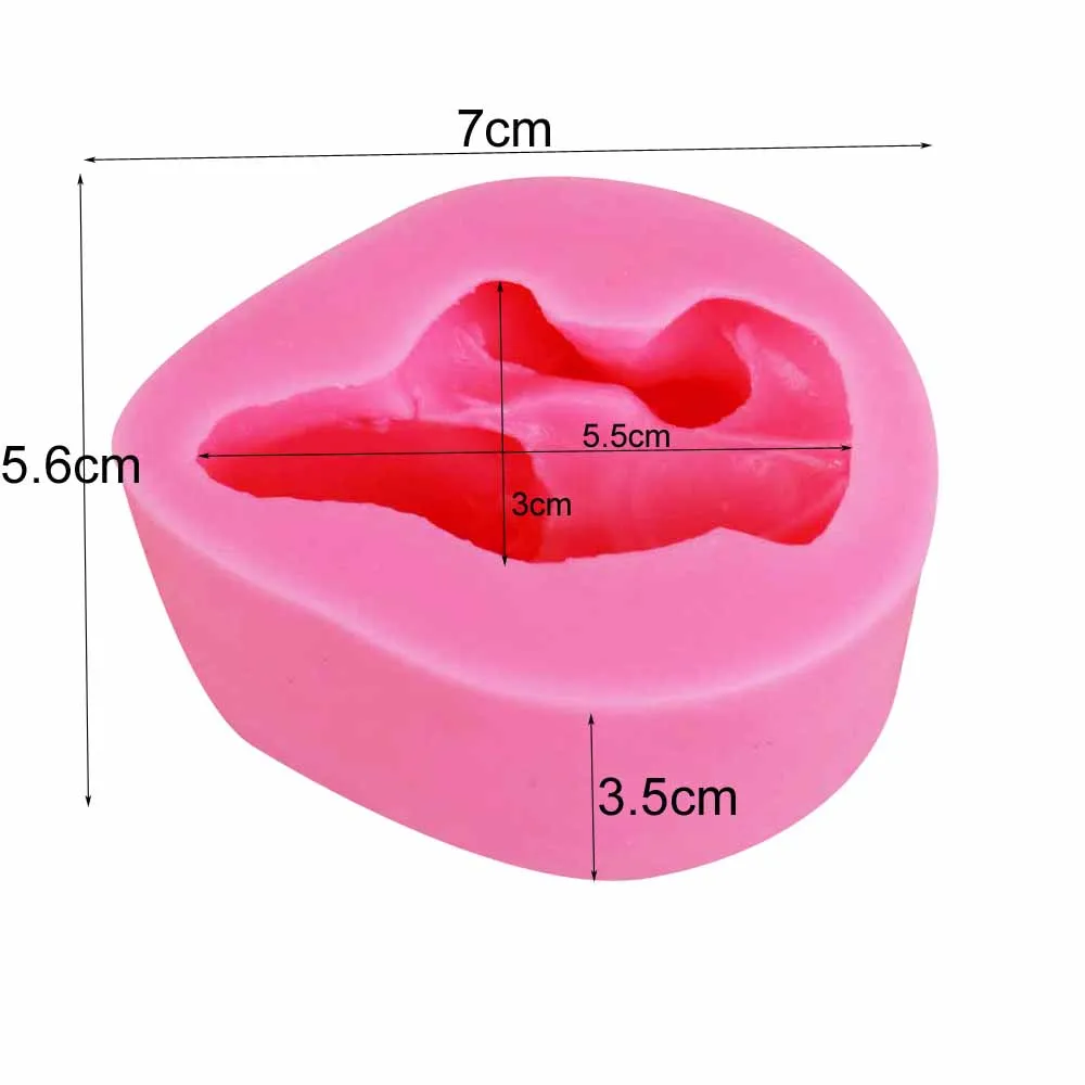 Byjunyeor Baby3D соевый воск для свечей пресс-форма мыла силиконовая форма ручная работа