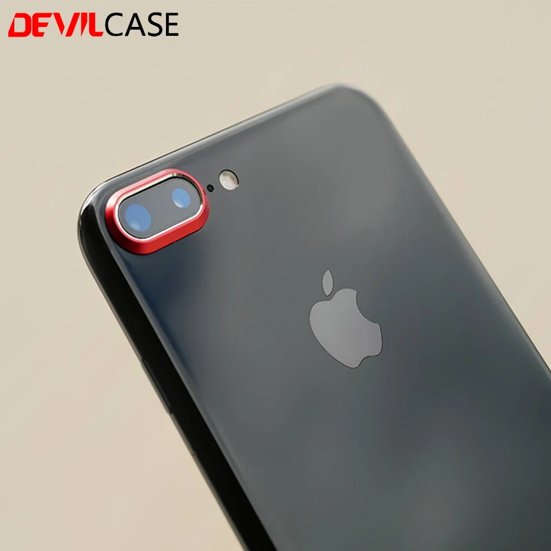 2 шт./лот DEVILCASE для iPhone 7 Plus и 8 Защитная пленка объектива из алюминиевого сплава