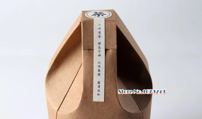 100 шт./лот крафт-упаковка для чая, картонный крафт-бумажный пакет, коробка для риса для хранения печенья, бумажный упаковочный пакет