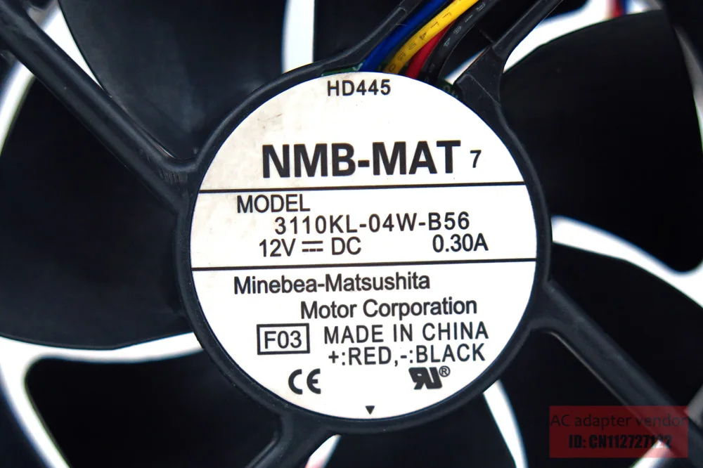 

NMB 8cm8025 12V 0.3A FOR Dell server fan 3110KL-04W-B56 four-wire