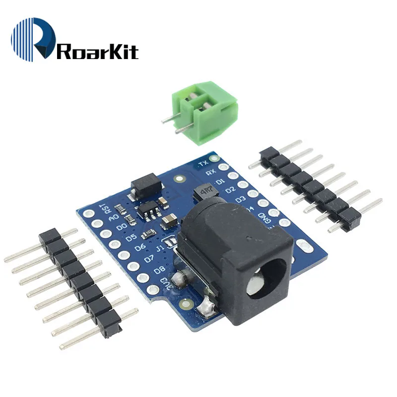 ESP8266 D1 Mini Pro WiFi NodeMcu щит регистратора данных DS1307 батарея 0 66 OLED DC мощный зуммер V1.0.0
