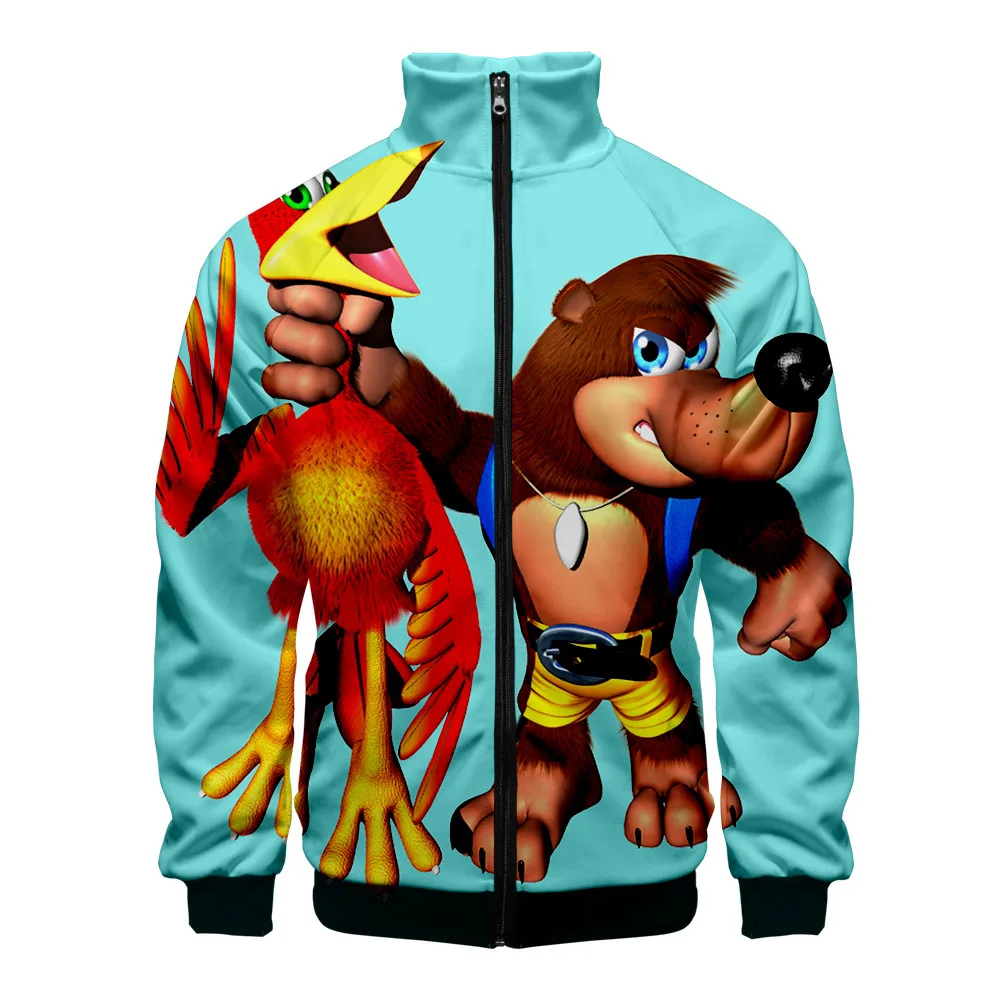 Женская/мужская Толстовка Banjo Kazooie с 3D принтом Повседневная крутая одежда на