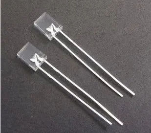 2*5*7 Длинные ножки квадратные белые поворотные красные светодиодные