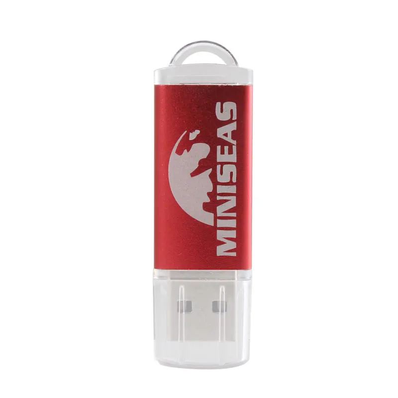 Красный Miniseas Usb флеш-накопитель с H2textw модный крутой маленький 8 г/16 г/32 г/64 г Usb 2,0 USB флеш-накопитель u-образный флеш-накопитель - Цвет: Красный