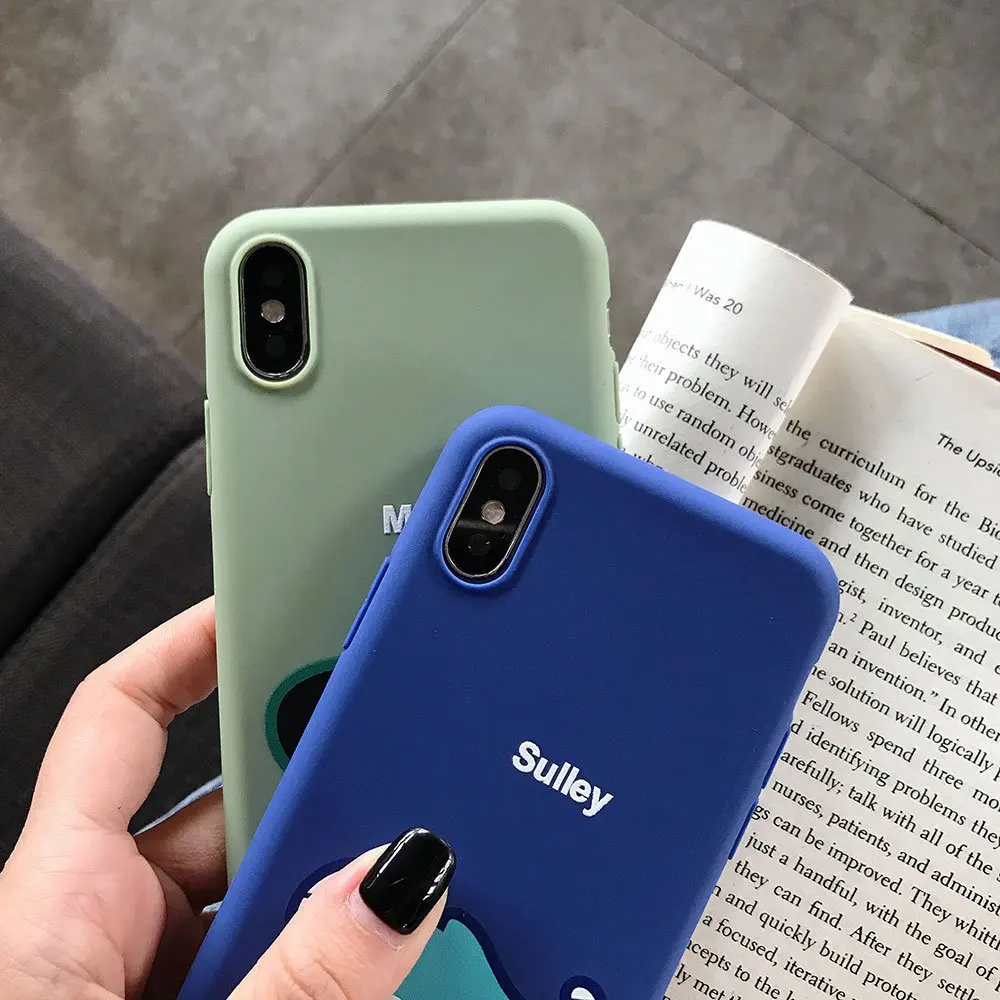 Милый чехол из ТПУ для iPhone Xs X Max XR 7 8 Plus Забавный 6 6s 5S SE матовый телефона|Бамперы| |