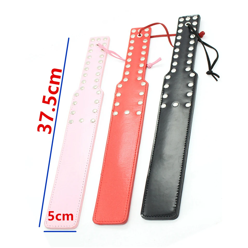 CamaTech 37 5 см ручная порка попка Paddle искусственная кожа BDSM политика Knut Фетиш раб