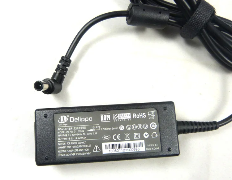 19V 2.1A 6 5*4 4mm AC адаптер для LG E2242C BN E2342T E2251T ЖК дисплей СВЕТОДИОДНЫЙ монитор зарядное
