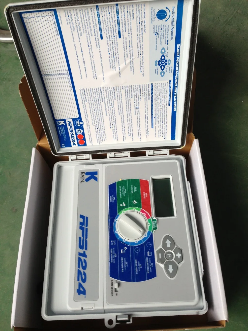 США детали о K Rain RPS 1224 Профессиональный контроллер полива 12 станций 220