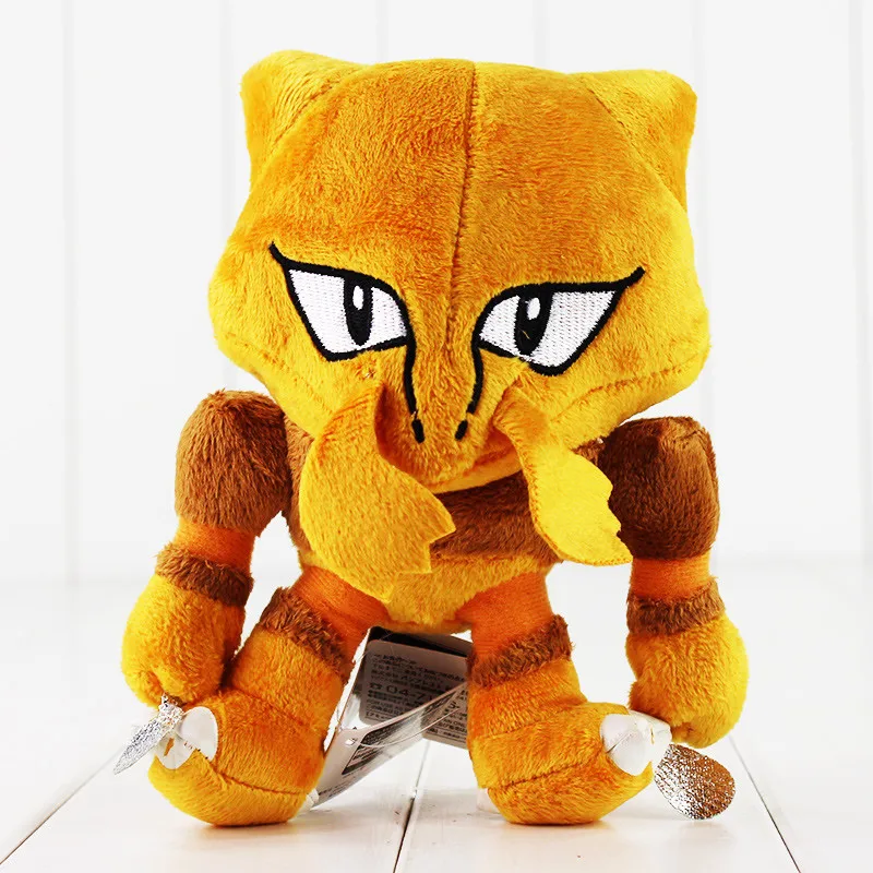 17 см аниме Alakazam плюшевая игрушка Q версия Alakazam Мягкая кукла мяч фильм серия игрушка, новогодний подарок для детей