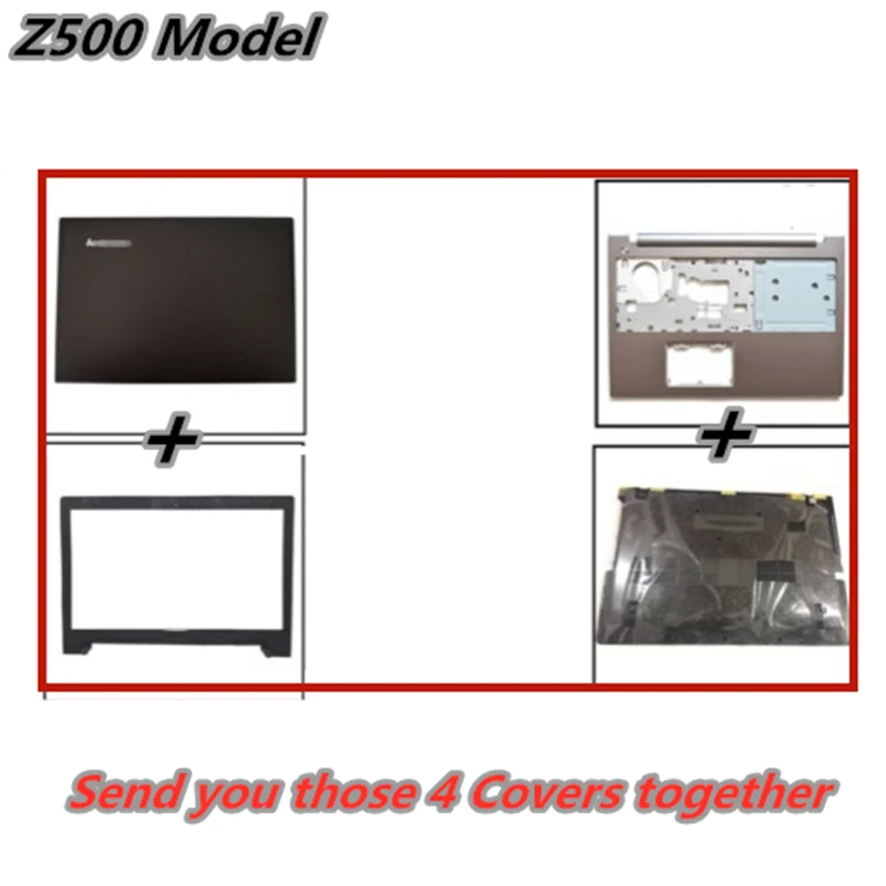 Задняя крышка для ЖК-экрана ноутбука Lenovo Z500 P500 Упор рук верхняя нижняя корпуса |