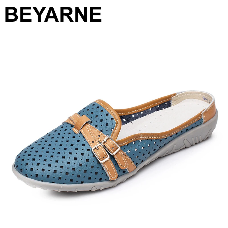 Женские сандалии из натуральной кожи с нескользящей подошвой | Обувь