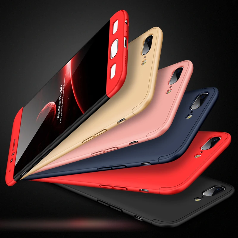 Oneplus 5 T чехол 3 в 1 360 полная защита PC матовый Твердый на заднюю панель телефона Oneplus5