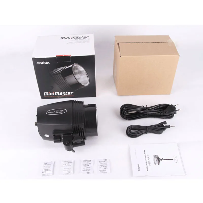 Новинка студийная вспышка Godox 150W K 150A K150A Mini Mater стробоскоп для фотосъемки
