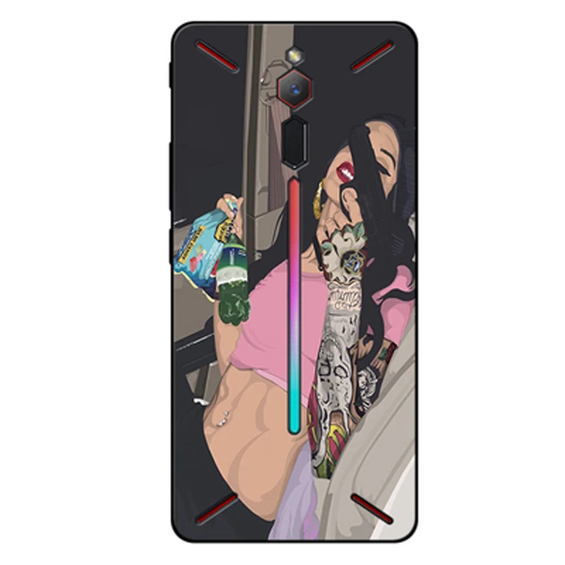 Чехол для Nubia Red magic Mars NX619J мягкий силиконовый чехол из ТПУ ZTE игровой | Мобильные