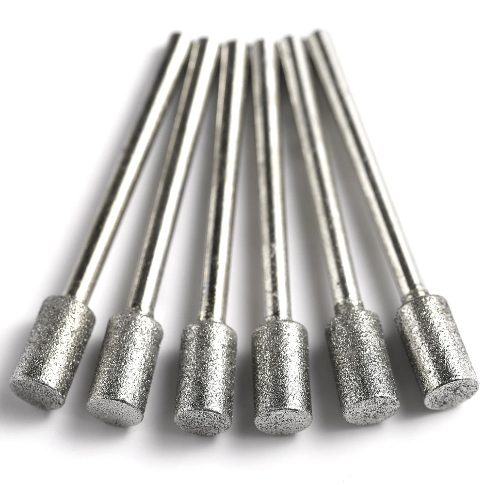 Абразивные насадки для Dremel комплект из 10 цилиндрических алмазных насадок Grit120 3