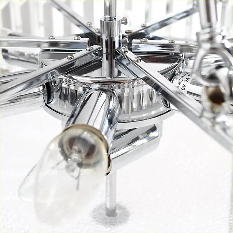 Хрустальная люстра для ресторана современная простая Минималистичная круглая