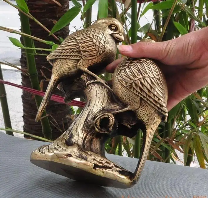 8&quot chinachinesefengshui brasscopper wealth animal lucky Magpie bird luckystatue | Дом и сад