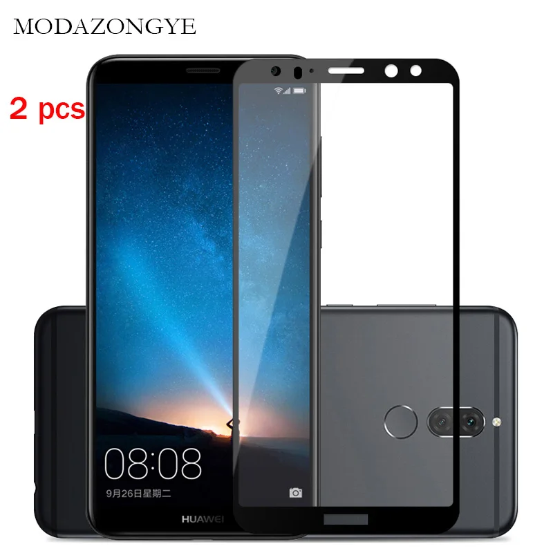 Закаленное стекло для Huawei Mate 10 Lite 2 шт. защитная пленка экрана Защитное Защитная с