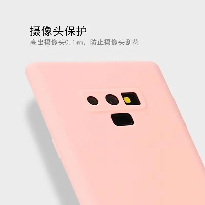 Однотонный силиконовый чехол для Samsung Galaxy S9 S8 Plus S7 Edge J7 J5 Prime J3Pro A3 A5 A7 Note 3 4 5 8 9 2015 2016