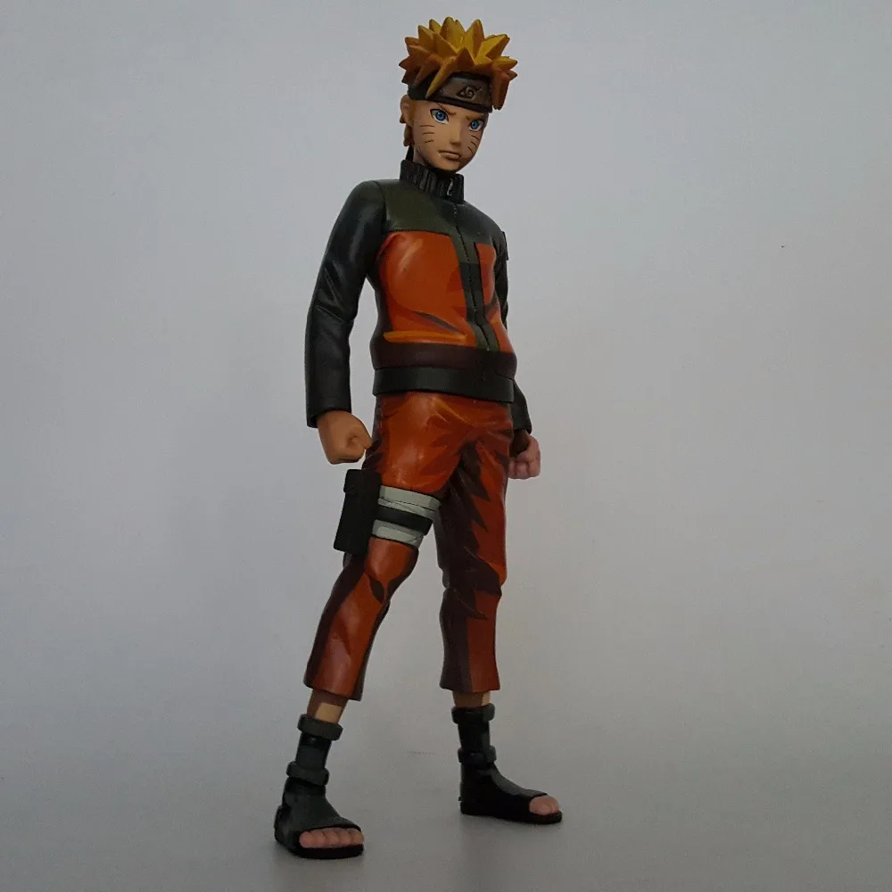 Экшн фигурки Naruto Мультяшные цветные Узумаки Наруто 260 мм ПВХ модель игрушки аниме