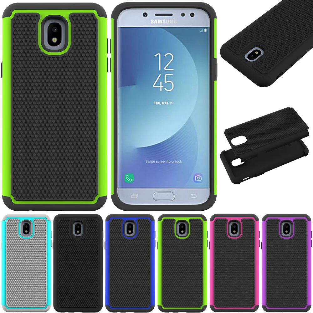 Гибридный прочный Чехол 2 в 1 из ТПУ и жесткого поликарбоната с защитой экрана