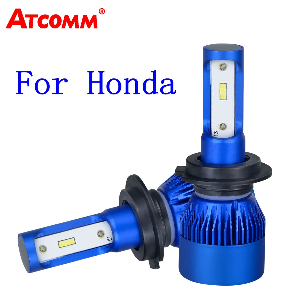 2 шт. Автомобильные светодиодные лампы H4 H7 H11 12 В 6500K лм|Передние LED-фары для авто| |