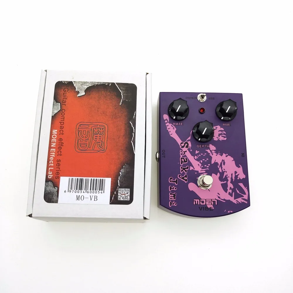 High Quality MOEN MO-VB Shaky Jimi Vibrato Chorus Guitar Effect Pedal True Bypass Aluminum Alloy Shell | Спорт и развлечения