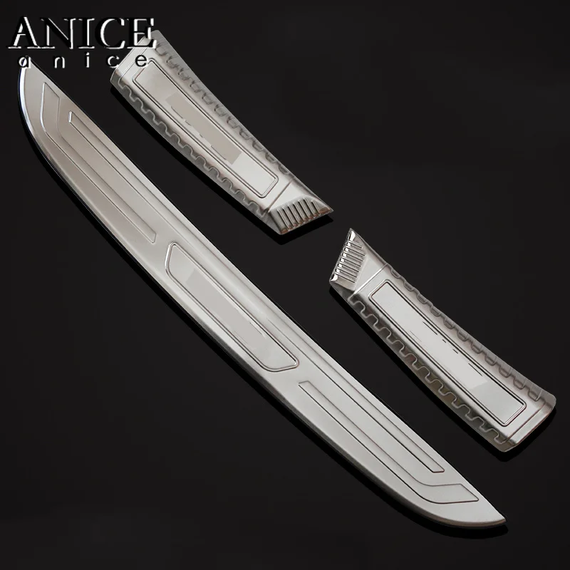 3 шт. нержавеющая сталь внутренняя заднего бампера протектор грузовой Подоконник