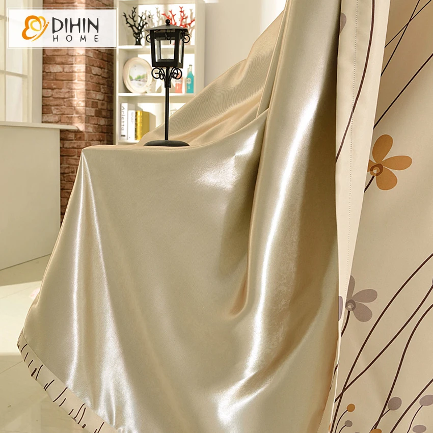 Занавеска садовая с цветочным принтом s-занавеска из ткани для гостиной | Дом и