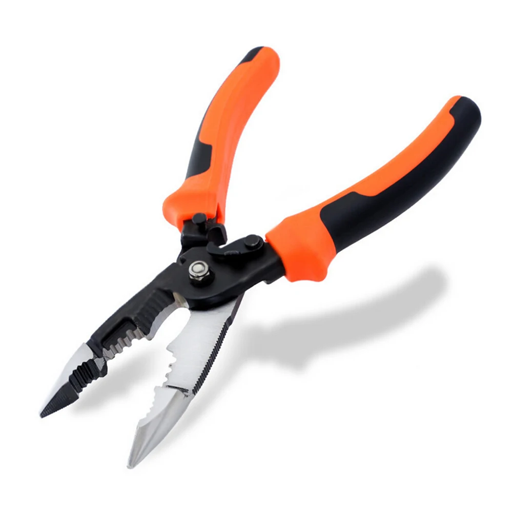5-в-1 электрика Клещи для зачистки проводов обжимные клещи мульти-функциональный кабель Кусачки профессиональные инструменты клещи для снятия изоляции