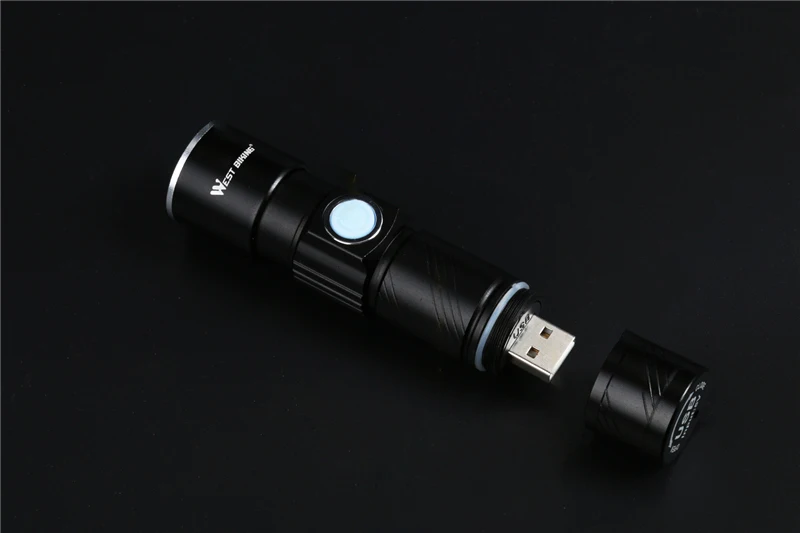 WEST BIKING велосипедные фары зарядка через usb светодиодный велосипед фара стрейч с переменным фокусным расстоянием 200 м анти-скольжения Водонепроницаемый велосипедный фонарь для езды на велосипеде