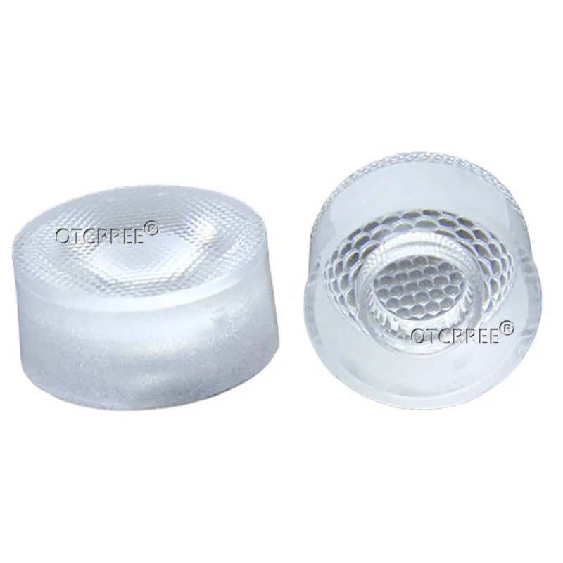 10 100pcs 13.5mm 5050 Cree XML L2 LED Lens 30 60 Degree Optical Grade PMMA Led Holder Plano Reflector Collimator|Линзы| |