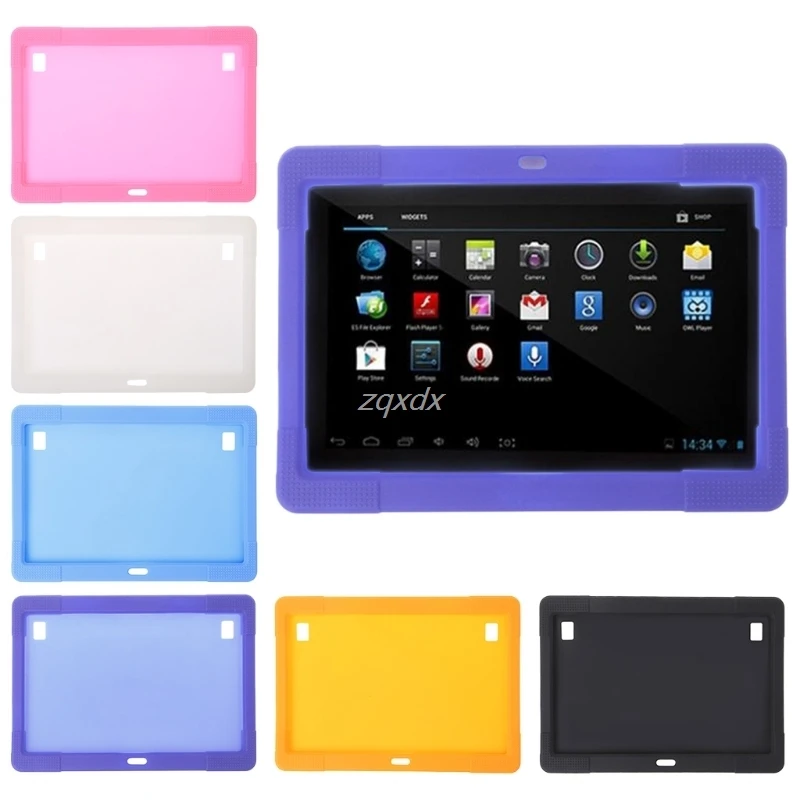 10 1 дюймовый силиконовый чехол для планшета Tab MTK8752 K107 S107 MTK6592 Прямая поставка