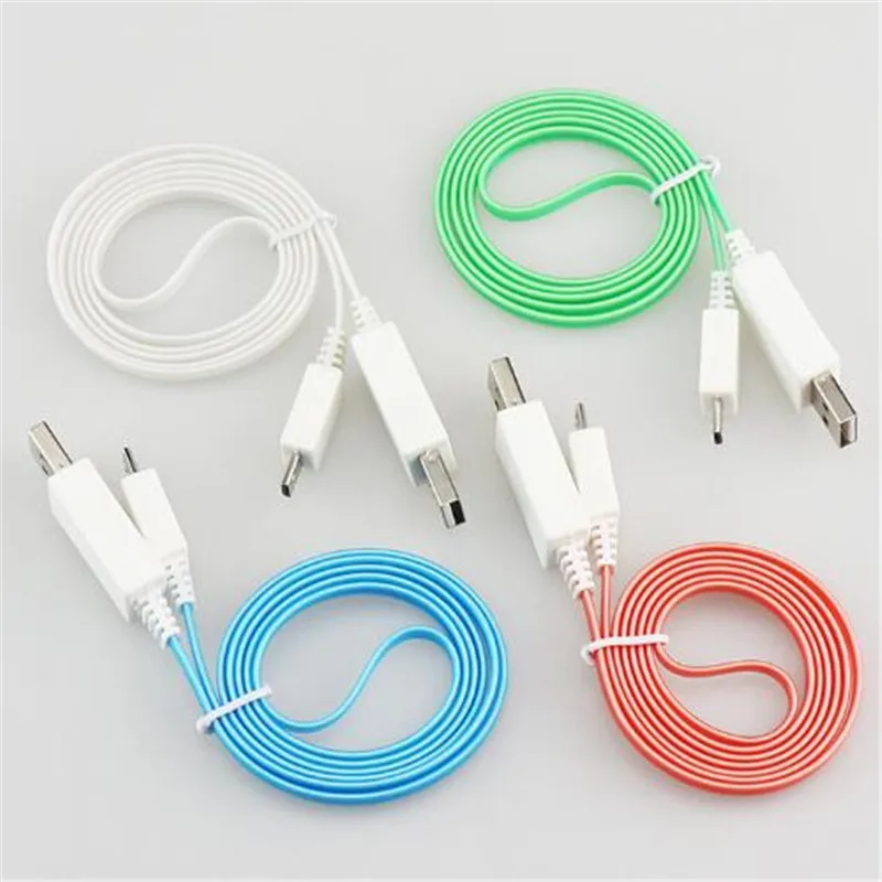 Светодиодный светящийся USB зарядное устройство Тип C/Micro USB/8 контактный кабель для зарядки для iPhone X samsung Galaxy S9 S8 huawei Xiaomi зарядный провод шнур