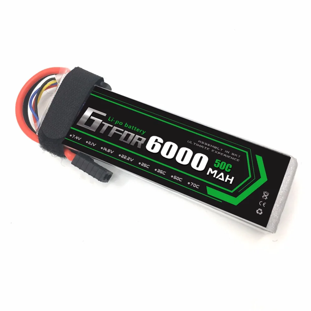 2S 3S 4S 5200mAh 6000mAh 7000MAH 7,4 V 11,1 V 14,8 V 50C 60C 100C 120C GTFDR Lipo батарея для X-MAXX E-REVO RC автомобилей Лодка Дрон