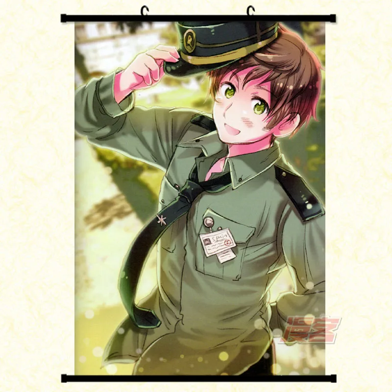 Японская декоративная картина аниме Hetalia: Axis Powers Иван Брагинский Яо Ван фелициано