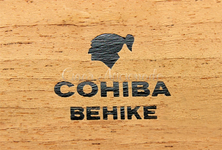 COHIBA BEHIKE 52 Black High Golssy Finish Кедр Дерево сигара хьюмидор Mini упаковка для сигар Box