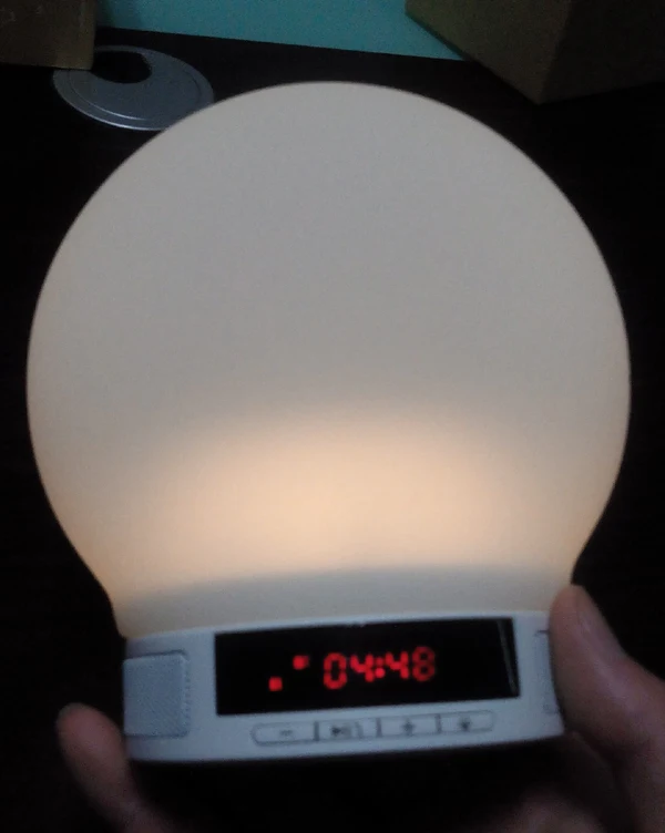 2015 New Arrival Romantic Lighting Bluetooth Speaker with Smart Alarm Clock table lamp | Освещение