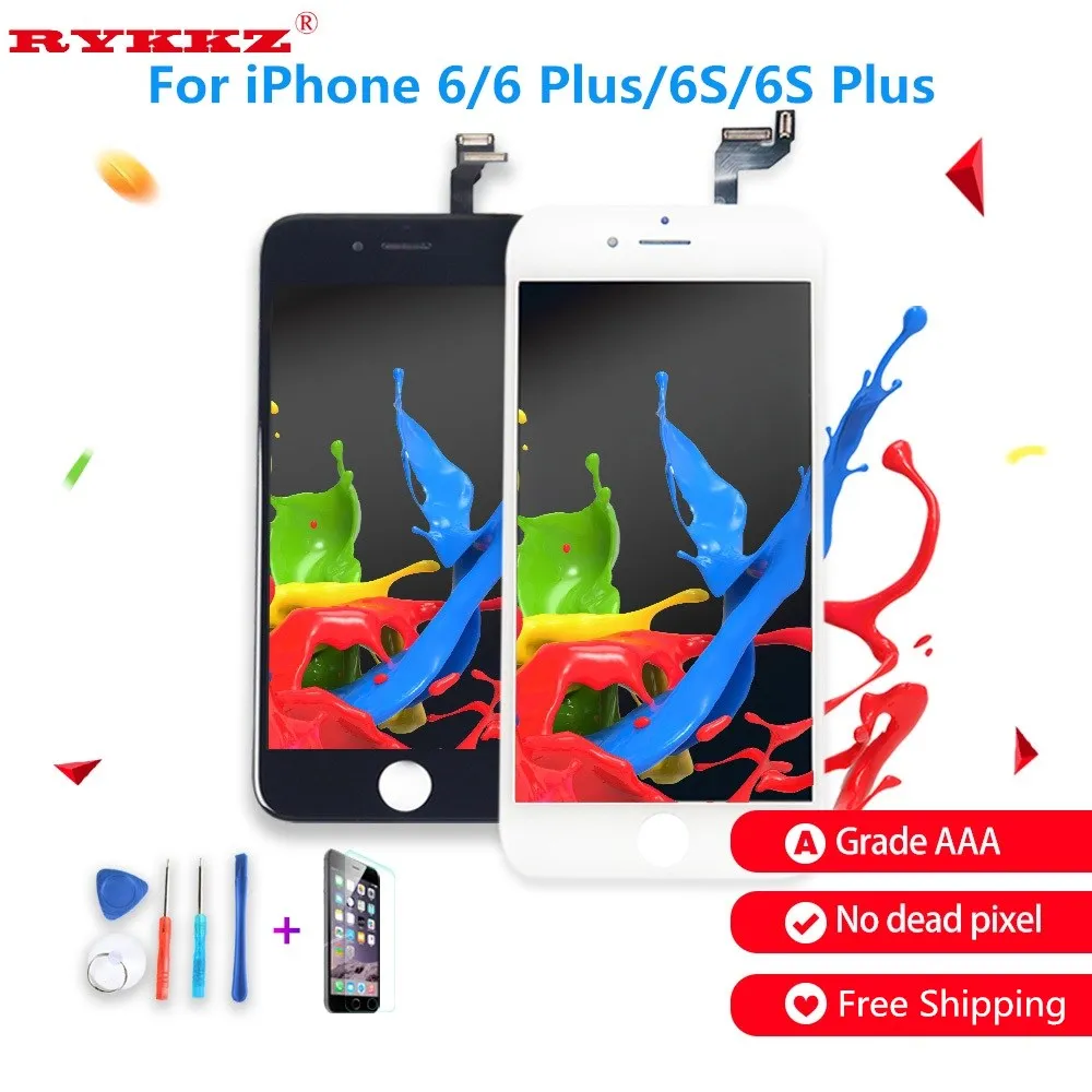 Класс AAA для iPhone 6 S Plus ЖК дисплей с 3D силой сенсорный экран дигитайзер сборка без