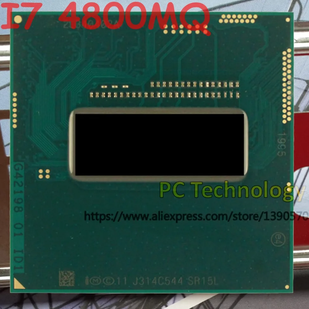 Оригинальный процессор Intel Core I7 4800MQ SR15L Стандартный FCPGA946 2 7 ГГц 3 4M четырехъядерный