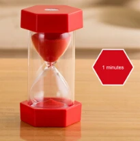 1 minute 30 секунд, 1/2/3/10 минут 15/20/30/45/60 минут песочных часов могут быть использованы как таймер или Современное украшение для дома, подарок - Цвет: 1 minute